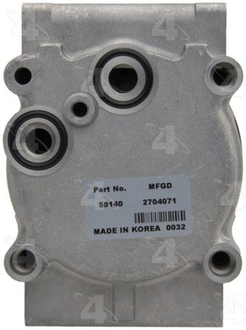 Four Seasons A/C Compressor P/N:58140 Fits: Ford Aerostar 97-90, Ford Cougar 93-91, Ford Explorer 01-96, Ford Mustang 06-05, Ford Mustang 95-94, Ford Thunderbird 93-91, Mercury Cougar 93-91, Mercury Mountaineer 01-97 - Image 2