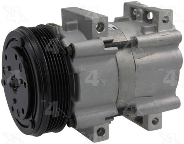 Four Seasons A/C Compressor P/N:58144 Fits: Ford Contour 00-95, Ford Escape 04-01, Ford Mystique 1995, Mazda Tribute 04-01, Mercury Cougar 02-99, Mercury Mystique 00-95 - Image 1