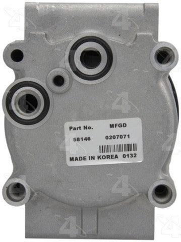 Four Seasons A/C Compressor P/N:58146 Fits: Ford Focus 04-03, Ford Sable 00-96, Ford Taurus 00-96, Lincoln Continental 02-95, Mercury Sable 00-96 - Image 3