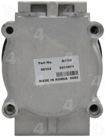 Four Seasons A/C Compressor P/N:58154 Fits: Hyundai Accent 97-95, Hyundai Elantra 95-94, Hyundai Sonata 98-90 - Image 6