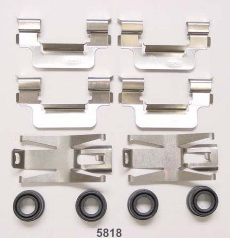 Better Brake Parts Disc Brake Hardware Kit P/N:5818K Fits: Chevrolet Camaro 02-98, Pontiac Firebird 02-98 - Image 1