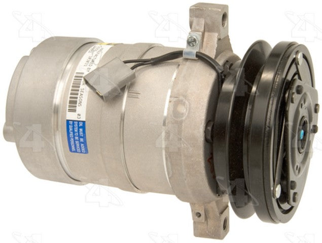 Four Seasons A/C Compressor P/N:58255 Fits: Chevrolet Astro, Chevrolet Camaro, Chevrolet P20, Chevrolet P30, Chevrolet S10, Chevrolet S10 Blazer, GMC S15, GMC S15 Jimmy, GMC Safari, Pontiac Fiero, Pontiac Firebird - Image 1