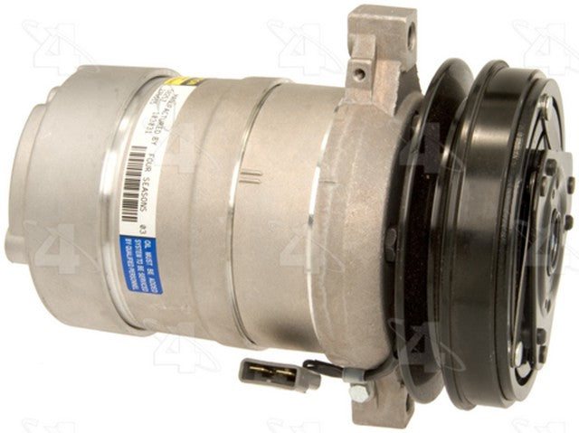 Four Seasons A/C Compressor P/N:58257 Fits: Buick Skyhawk 87-85, Oldsmobile Firenza 1985, Pontiac J2000 Sunbird 1985, Pontiac Sunbird 90-86 - Image 1