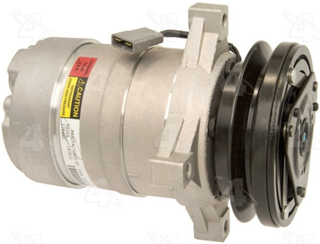 Four Seasons A/C Compressor P/N:58265 Fits: Am General Hummer, Buick Century, Buick Skylark, Cadillac 60 Special, Chevrolet Blazer, Chevrolet C10, Chevrolet C10 Suburban, Chevrolet C1500, Chevrolet C20, Chevrolet C20 Suburban - Image 1