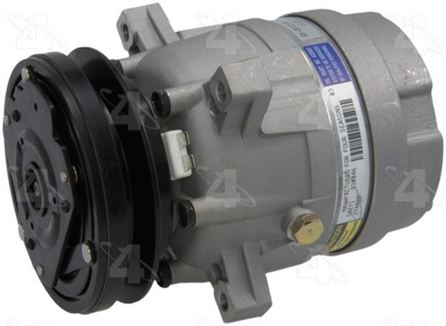 Four Seasons A/C Compressor P/N:58271 Fits: Buick Century, Buick Skyhawk, Buick Skylark, Buick Somerset, Buick Somerset Regal, Cadillac Cimarron, Chevrolet Cavalier, Chevrolet Celebrity, Oldsmobile Calais, Oldsmobile Cutlass Calais - Image 1