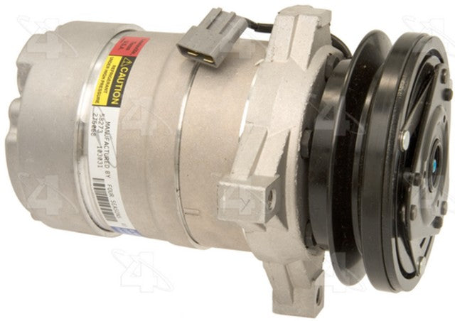 Four Seasons A/C Compressor P/N:58273 Fits: Chevrolet C20, Chevrolet C20 Suburban, Chevrolet C30, Chevrolet G30, Chevrolet K20 Suburban, Chevrolet K30, Chevrolet R20, Chevrolet R20 Suburban, Chevrolet R2500, Chevrolet R2500 Suburban - Image 1