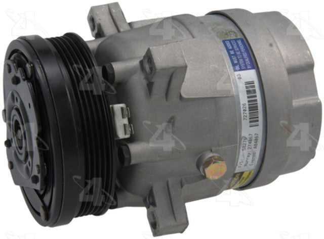 Four Seasons A/C Compressor P/N:58276 Fits: Buick Skyhawk 89-87, Chevrolet Beretta 88-87, Chevrolet Cavalier 91-87, Chevrolet Corsica 88-87, Oldsmobile Firenza 88-87 - Image 1