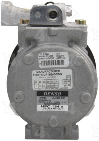 Four Seasons A/C Compressor P/N:58300 Fits: Toyota Celica 96-90 - Image 5
