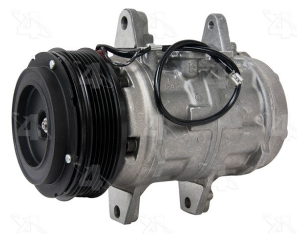 Four Seasons A/C Compressor P/N:58343 Fits: Porsche 924 88-87, Porsche 944 91-85, Porsche 968 95-92 - Image 1