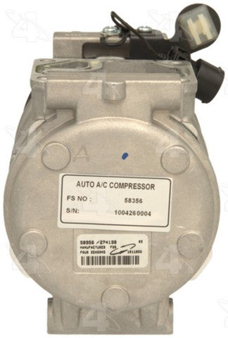 Four Seasons A/C Compressor P/N:58356 Fits: BMW 323i, BMW 323is, BMW 323ti, BMW 325, BMW 325i, BMW 325is, BMW 325ix, BMW 328i, BMW 328is, BMW 525i - Image 2