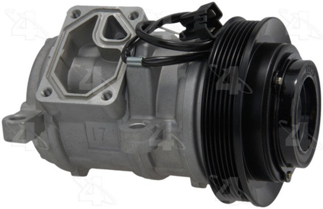 Four Seasons A/C Compressor P/N:58386 Fits: Chrysler TOWN &amp; COUNTRY 95-93, Dodge Caravan 95-93, Dodge Grand Caravan 95-93, Plymouth Grand Voyager 95-93, Plymouth Voyager 95-93 - Image 1