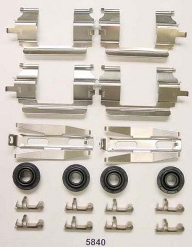 Better Brake Parts Disc Brake Hardware Kit P/N:5840K Fits: Buick Rainier, Chevrolet Ssr, Chevrolet Trailblazer, Chevrolet Trailblazer Ext, GMC Envoy, GMC Envoy Xl, GMC Envoy Xuv, Isuzu Ascender, Oldsmobile Bravada - Image 1