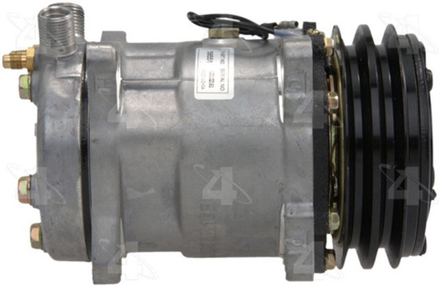 Four Seasons A/C Compressor P/N:58551 Fits: Autocar Acl 88-85, Jeep Cherokee 87-86, Jeep Comanche 87-86, Jeep Grand Wagoneer 91-85, Jeep J10 88-85, Jeep J20 88-85, Jeep Wagoneer 87-86, Jeep Wrangler 90-87, Mercury Tracer 89-87, Saab 9000 88-86 - Image 4