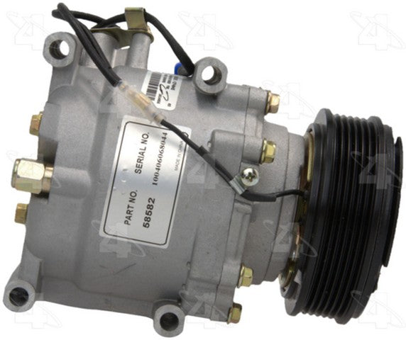 Four Seasons A/C Compressor P/N:58582 Fits: Chrysler Cirrus 00-95, Chrysler Sebring 02-96, Chrysler Stratus 97-95, Dodge Stratus 05-95, Plymouth Breeze 00-96 - Image 2