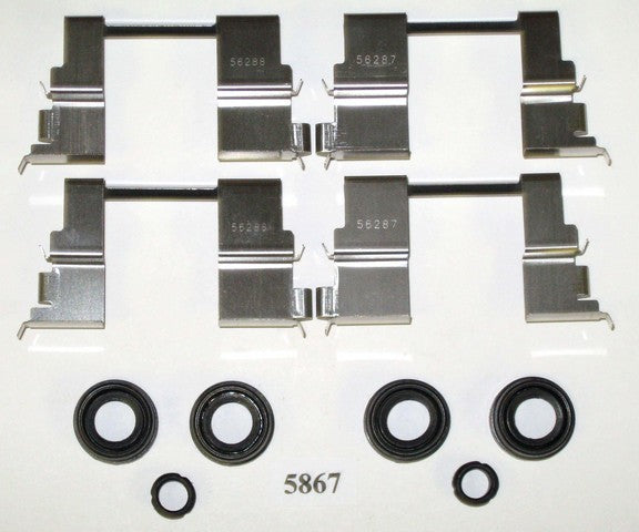 Better Brake Parts Disc Brake Hardware Kit P/N:5867K Fits: Chevrolet Colorado 08-04, GMC Canyon 08-04, Isuzu I-280 2006, Isuzu I-290 08-07, Isuzu I-350 2006, Isuzu I-370 08-07 - Image 1