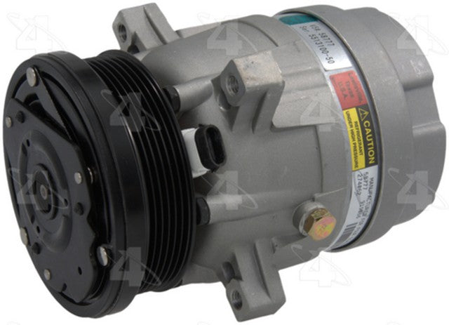 Four Seasons A/C Compressor P/N:58777 Fits: Buick Century, Buick Regal, Chevrolet Beretta, Chevrolet Celebrity, Chevrolet Corsica, Chevrolet Lumina, Chevrolet Lumina Apv, Oldsmobile Cutlass, Oldsmobile Cutlass Ciera - Image 1