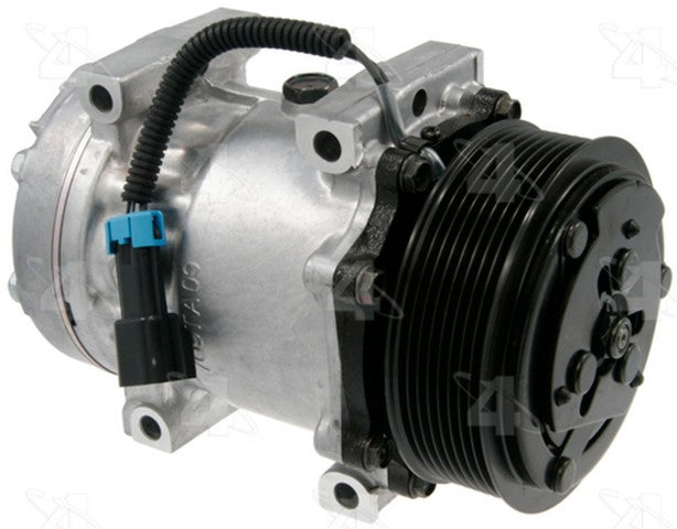 Four Seasons A/C Compressor P/N:58784 Fits: Freightliner Century Class, Freightliner Classic, Freightliner Classic Xl, Freightliner Columbia, Freightliner Coronado, Freightliner M2, Freightliner M2 100, Freightliner M2 106, Freightliner M2 112 - Image 1