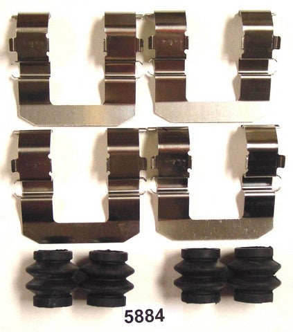 Better Brake Parts Disc Brake Hardware Kit P/N:5884K Fits: Chevrolet Captiva Sport 15-12, Chevrolet Equinox 17-07, GMC Terrain 17-10, Pontiac Torrent 09-07, Saturn Vue 10-08, Suzuki Xl-7 09-07 - Image 1