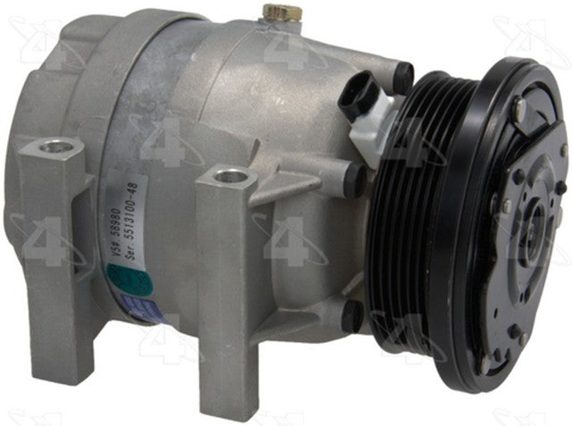 Four Seasons A/C Compressor P/N:58980 Fits: Buick Skylark 98-94, Chevrolet Beretta 96-94, Chevrolet Corsica 96-94, Oldsmobile Achieva 98-94, Pontiac Grand Am 98-94 - Image 1