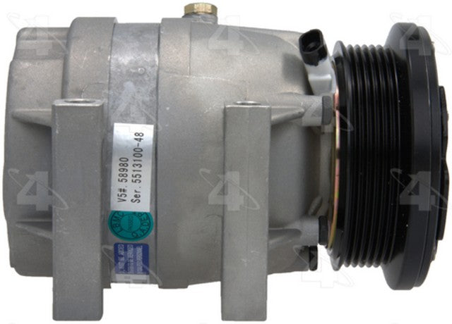 Four Seasons A/C Compressor P/N:58980 Fits: Buick Skylark 98-94, Chevrolet Beretta 96-94, Chevrolet Corsica 96-94, Oldsmobile Achieva 98-94, Pontiac Grand Am 98-94 - Image 3