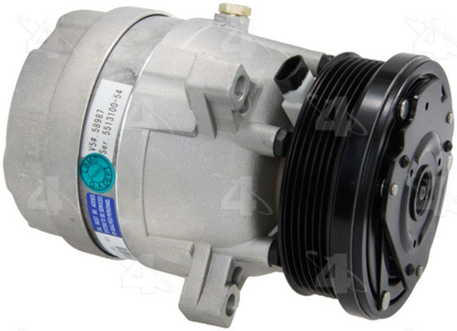Four Seasons A/C Compressor P/N:58987 Fits: Buick Regal 04-96, Chevrolet Impala 03-00, Chevrolet Lumina 99-98, Chevrolet Monte Carlo 03-98, Oldsmobile Intrigue 99-98, Pontiac Grand Prix 03-97 - Image 1
