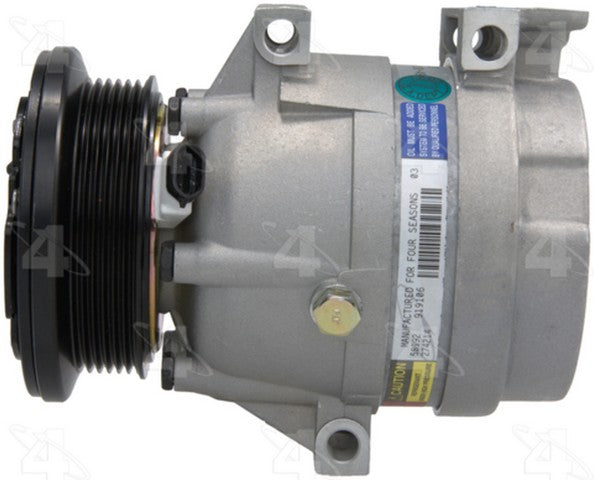 Four Seasons A/C Compressor P/N:58992 Fits: Buick Century, Buick Regal, Chevrolet Impala, Chevrolet Lumina, Chevrolet Lumina Apv, Chevrolet Lumina Van, Chevrolet Malibu, Chevrolet Monte Carlo, Chevrolet Vectra, Chevrolet Venture - Image 5