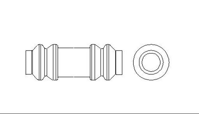 Better Brake Parts Disc Brake Caliper Bushing P/N:5914 Fits: Dodge Colt 91-85, Mitsubishi Mirage 90-85, Plymouth Colt 90-85 - Image 1