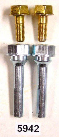 Better Brake Parts Disc Brake Caliper Pin Kit P/N:5942K Fits: Chevrolet Captiva Sport, Chevrolet Equinox, Genesis G70, Genesis G80, GMC Terrain, Hyundai Accent, Hyundai Azera, Hyundai Elantra, Hyundai Elantra Coupe, Hyundai Entourage - Image 1