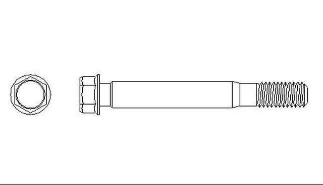 Better Brake Parts Disc Brake Caliper Bolt P/N:5960 Fits: Honda Crx 91-90, Mitsubishi Eclipse 94-90, Nissan Pathfinder 95-88, Nissan Sentra 88-86, Plymouth Laser 1992, Toyota Celica 1986, Toyota Celica 89-88, Toyota Supra 92-86 - Image 1