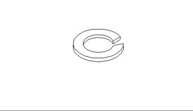 Better Brake Parts Washer P/N:5968 Fits: Lexus Es250, Subaru Dl, Subaru Gl, Subaru Gl-10, Subaru Loyale, Subaru Rx, Subaru Xt, Toyota Camry, Toyota Celica, Toyota Pickup, Toyota Supra, Toyota T100 - Image 1