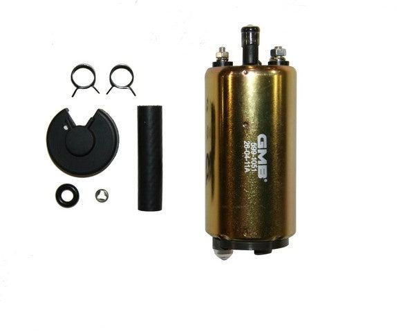 GMB Electric Fuel Pump P/N:599-1051 Fits: Acura Integra, Acura Legend, Acura Vigor, Chevrolet Nova, Chevrolet Sprint, Daihatsu Charade, Dodge Colt, Eagle Summit, Eagle Talon, Eagle Vista - Image 1