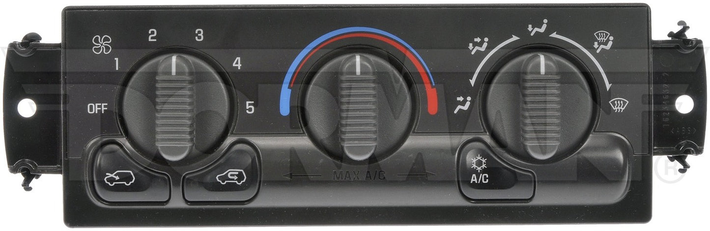 Dorman - OE Solutions Módulo del Control de Calefacción, Ventilación y A/C P/N:599-266 Fits: Cadillac Escalade, Cadillac Escalade Ext, Chevrolet Avalanche 1500, Chevrolet Avalanche 2500, Chevrolet Silverado 1500, Chevrolet Silverado 1500 Hd - Image 1