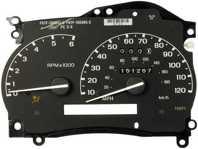 Dorman - OE Solutions Tablero de Instrumentos P/N:599-677 Fits: Ford Explorer 01-98, Ford Ranger 03-98 - Image 1