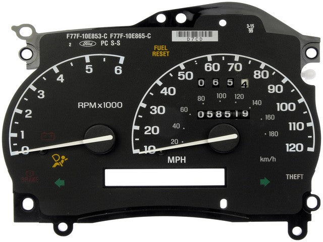 Dorman - OE Solutions Tablero de Instrumentos P/N:599-689 Fits: Ford Explorer 1995, Ford Ranger 1995 - Image 1