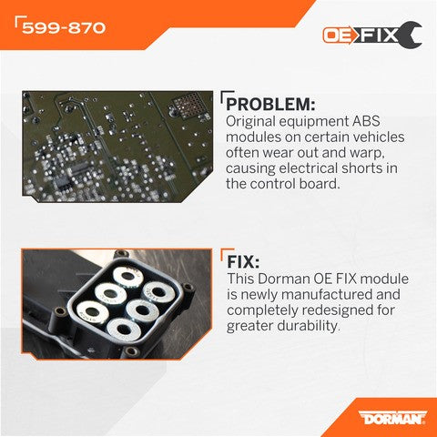 Dorman - OE Solutions Módulo de Control del ABS P/N:599-870 Fits: Buick Rainier 05-04, Chevrolet Trailblazer 05-02, Chevrolet Trailblazer Ext 03-02, GMC Envoy 05-02, GMC Envoy Xl 03-02, Oldsmobile Bravada 04-02 - Image 5
