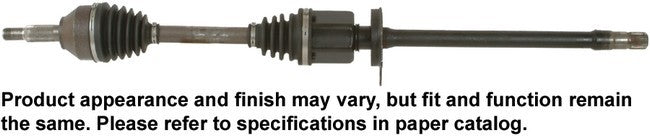 CARDONE Reman CV Axle Assembly P/N:60-2163 Fits: Ford Five Hundred 07-05, Mercury Montego 07-05 - Image 1