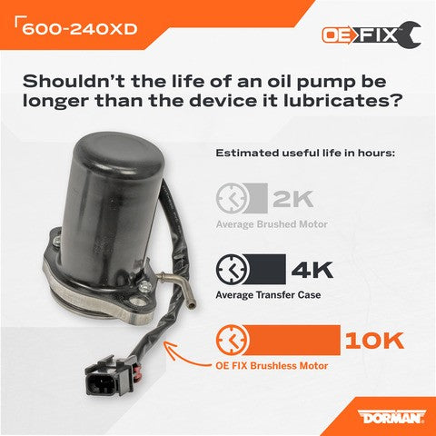 Dorman - OE Solutions Bomba de Aceite de Caja de Transferencia,Motor de Reenvio P/N:600-240XD Fits: Infiniti Qx56 10-04, Nissan Armada 15-05, Nissan Pathfinder 12-05, Nissan Pathfinder Armada 2004 - Image 6