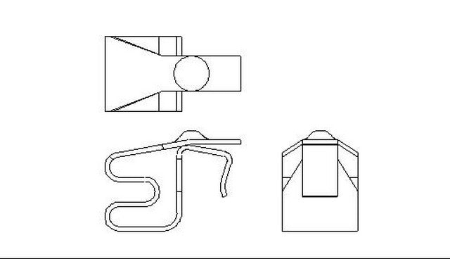 Better Brake Parts Disc Brake Pad Retaining Clip,Disc Brake Pad Wear Sensor P/N:6024 Fits: Acura Mdx, Honda Odyssey, Infiniti Q45, Lexus Gx460, Lexus Gx470, Lexus Lx450, Lexus Lx470, Lexus Lx570 - Image 1