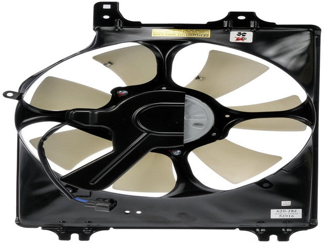 Dorman - OE Solutions Ensamble de Ventilador del Condensador de Aire Acondicionado P/N:620-282 Fits: Acura Rl 12-05 - Image 1