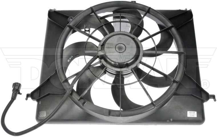 Dorman - OE Solutions Ensamble de Ventilador de Motor P/N:620-445 Fits: Hyundai Equus 13-11, Hyundai Genesis 14-09 - Image 1