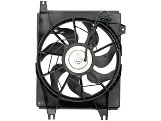 Dorman - OE Solutions Ensamble de Ventilador del Condensador de Aire Acondicionado P/N:620-721 Fits: Hyundai Elantra 00-96, Hyundai Tiburon 01-97 - Image 1