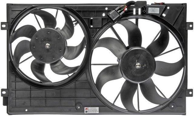 Dorman - OE Solutions Ensamble de Ventilador de Motor P/N:620-843 Fits: Audi A3, Volkswagen Beetle, Volkswagen Beetle Cabrio, Volkswagen Bora, Volkswagen Caddy, Volkswagen Golf, Volkswagen Golf Sportwagen, Volkswagen Jetta, Volkswagen Passat - Image 1