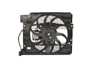 Dorman - OE Solutions Ensamble de Ventilador del Condensador de Aire Acondicionado P/N:620-904 Fits: BMW 525i 03-01, BMW 528i 00-99, BMW 530i 03-01, BMW 540i 03-99, BMW M5 03-99 - Image 1