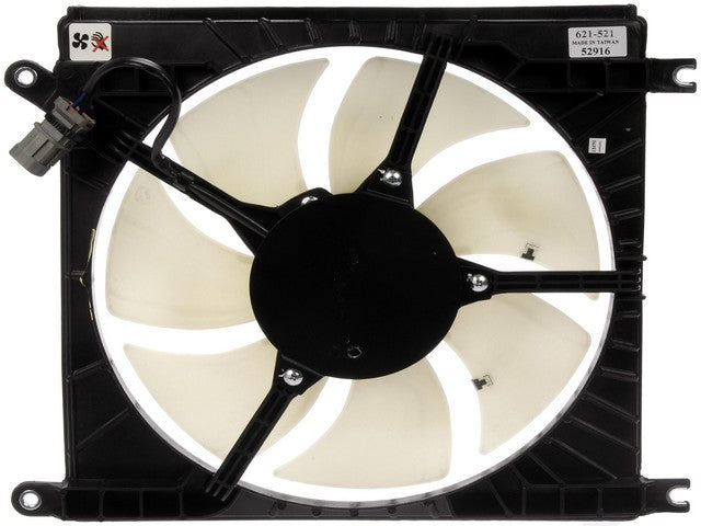 Dorman - OE Solutions Ensamble de Ventilador del Condensador de Aire Acondicionado P/N:621-521 Fits: Suzuki Aerio 07-02 - Image 1