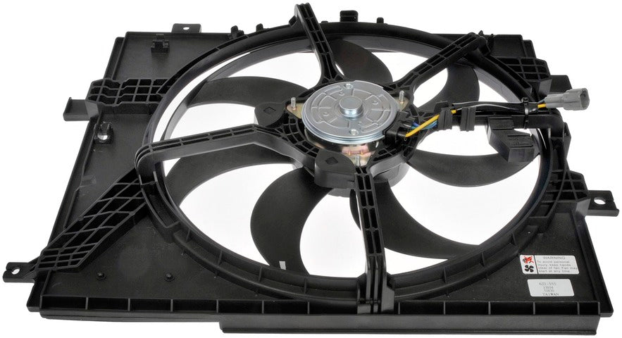 Dorman - OE Solutions Ensamble de Ventilador de Motor P/N:621-555 Fits: Nissan March 21-12, Nissan Micra 19-15, Nissan Note 19-14, Nissan Versa 19-12, Nissan Versa Note 19-14 - Image 1