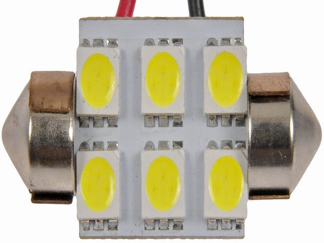 Dorman Dome Light Bulb,Glove Box Light Bulb,Map Light Bulb,Stepwell Light Bulb P/N:6461W-SMD Fits: BMW 2002, BMW 318i, BMW 318is, BMW 318ti, BMW 320i, BMW 323ci, BMW 323i, BMW 323is, BMW 325 - Image 1