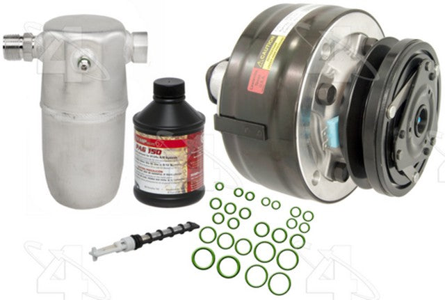 Four Seasons A/C Compressor Kit P/N:6552NK Fits: Chevrolet C1500, Chevrolet C2500, Chevrolet C35, Chevrolet C3500, Chevrolet C3500hd, Chevrolet K1500, Chevrolet K2500, Chevrolet K3500, GMC C1500, GMC C2500 - Image 1