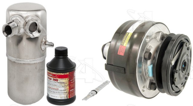 Four Seasons A/C Compressor Kit P/N:6572NK Fits: Chevrolet C1500, Chevrolet C2500, Chevrolet C35, Chevrolet C3500, Chevrolet K1500, Chevrolet K2500, Chevrolet K3500, GMC C1500, GMC C2500, GMC C3500, GMC K1500, GMC K2500, GMC K3500 - Image 1