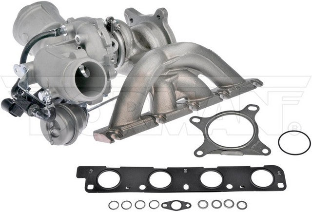 Dorman - OE Solutions Turbocargador P/N:667-201 Fits: Audi A4 16-09, Audi A4 Allroad 16-13, Audi A4 Quattro 16-09, Audi A5 16-10, Audi A5 Quattro 17-10, Audi A6 15-12, Audi A6 Quattro 15-13, Audi Allroad 16-13, Audi Q5 17-10 - Image 1
