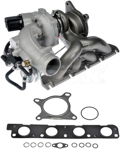 Dorman - OE Solutions Turbocargador P/N:667-223 Fits: Audi A3 08-05, Audi A3 Quattro 08-05, Audi Tt 09-07, Seat Leon 09-07, Volkswagen Bora 09-06, Volkswagen Eos 09-07, Volkswagen Gti 08-06, Volkswagen Jetta 08-06, Volkswagen Passat 08-06 - Image 1